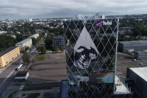 Skyproff OÜ Üldehitus, köis-ligipääsuga tööd, logo paigaldus, reklaami paigaldus