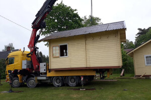 Klarias Compani OÜ , demonteerimine, hoonete demonteerimine, palkmaja monteerimine