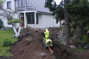 Regenton OÜ Kaevetööd, Torustik, torustiku paigaldus, trasside kaevamine