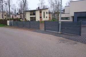 Proverteks OÜ Aia ehitus, Horisontaalne laudaed sokliga, aia ehitus. Laudaia ehitus.