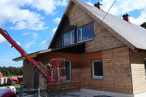 ProPrits OÜ Puhastusteenused, Puitmaja puhastamine, puitpindade puhastamine, soodapritsi tööd