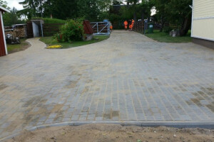 ABETONE EHITUS OÜ Tänavakivide paigaldus, Kivide paigaldamine