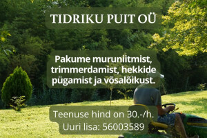 TIDRIKU PUIT OÜ Haljastustööd