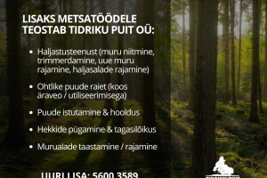 TIDRIKU PUIT OÜ Haljastustööd