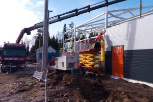 VilLIFT OÜ Tõstetööd, tõstetööd vintsiga, fassaadimaterjalide paigaldus, tõstetööd ehitusel