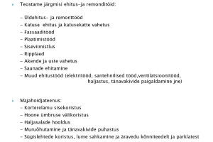 ES HALDUS OÜ Üldehitus, katus, ehitus, remont