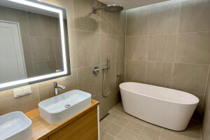 Modernal OÜ Vannitubade remont, vannitoa siseviimistlus, vannitoa täisremont, vannitoa valgus