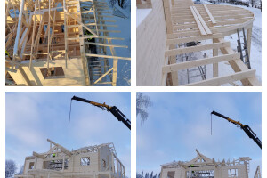 AKKET GRUPP OÜ Eramu ehitus, eramu ehitus; puitmaja; puitkarkass; palkmaja ehitus.