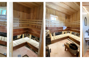 AKKET GRUPP OÜ Puitehitised, sauna renoveerimine; sauna ehitus; sauna ehitamine; leiliruumi ehitus