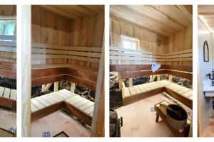 AKKET GRUPP OÜ Puitehitised, sauna renoveerimine; sauna ehitus; sauna ehitamine; leiliruumi ehitus