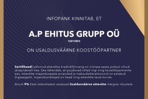 A.P EHITUS GRUPP OÜ Eramu ehitus