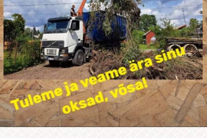 R TOOTED OÜ Puhastusteenused, puhastusteenused; ehitusjäätmete utiliseerimine; ehitusjäätmete äravedu; okste vedu