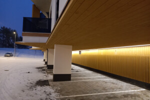 PUIDUST SINULE OÜ Fassaaditööd, puitfassaad, puitfassaadi ehitamine, puitfassaadi ehitus