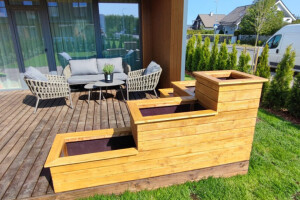 PUIDUST SINULE OÜ Terrasside ehitus, eritellimus puittooted, eritellimusel puitdetailid, eritellimusel puittooted