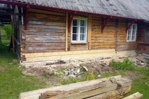 Palgivennad OÜ Üldehitus, palkide vahetus, palgivahetus, palkide vahetamine