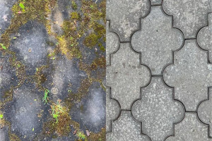 KAUNIS KATUS OÜ Puhastusteenused, tänavakivi pesu, samblatõrje, tänavakivide puhastamine
