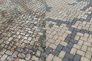 KAUNIS KATUS OÜ Puhastusteenused, tänavakivi pesu, samblatõrje, tänavakivide puhastamine