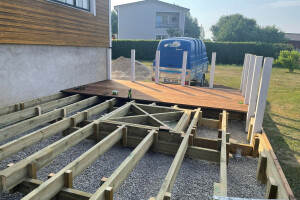 HARGEN EHITUS OÜ Terrasside ehitus, postvundamendi rajamine, trepi ehitus, terrassilaudade paigaldus