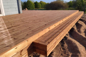 BAURON OÜ Terrasside ehitus, terrass; terrassi ehitus; puitterrass; terrasside ehitamine