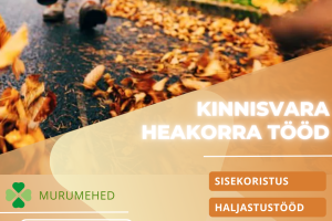 MURUMEHED OÜ Kinnisvara hooldamine