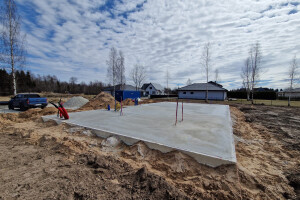 RAPESO OÜ Üldehitus, plaatvundament, vundament, ehitus