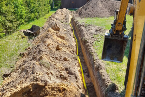 LOGMASTER OÜ Kaevetööd, pinnase kaevetöö, miniekskavaatori kaeveteenus, kaevetööd miniekskavaatoriga