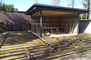 Kikai OÜ Terrasside ehitus, väliköögi ehitus, põranda paigaldus, terrassi varikatus