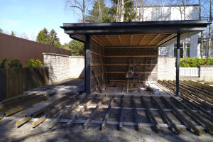 Kikai OÜ Terrasside ehitus, väliköögi ehitus, põranda paigaldus, terrassi varikatus