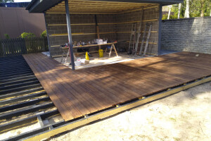 Kikai OÜ Terrasside ehitus, väliköögi ehitus, põranda paigaldus, terrassi varikatus