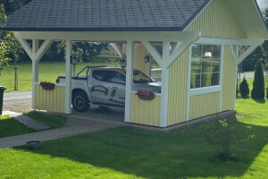 AIJ Group OÜ Katusetööd, varikatused, varikatuse ehitus, autovarjualune