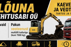 LÕUNA EHITUSABI OÜ Tõste- ja veoteenus