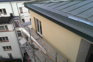 Eurisco Ehitus OÜ Fassaaditööd, Katusekorruse ehitus ja sisehoovi fassaaditööd.