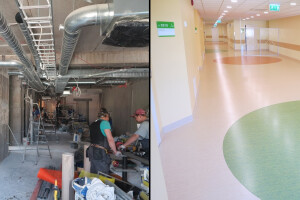 Eurisco Ehitus OÜ Viimistlustööd, AS ITK C-korpuse 3 korruse renoveerimistööd.