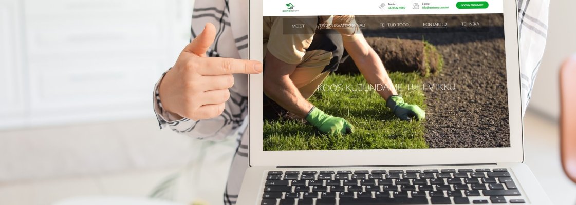 GartnerGrupp OÜ, koduleht, kodulehe valmistamine, kodulehe tegemine, Hange.ee koduleht, kodulehe täisteenus, täislahendus, võtmed kätte koduleht, kodulehe haldus