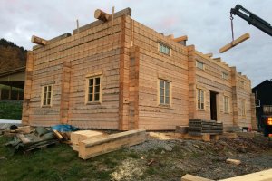 Palkmaja katuse ehitus.JPG