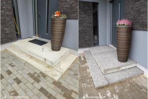 Trepi katmine pesubetoonplaatidega enne-pärast.jpg