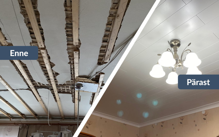 kasutajalugu, laepaneelide paigaldus, laetööd