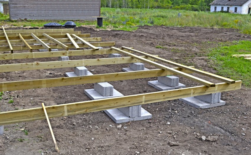 Kergplokkidest terrassi vundament, terrassi vundament, terrass, vundament, vundamendi valik, fiboplokid