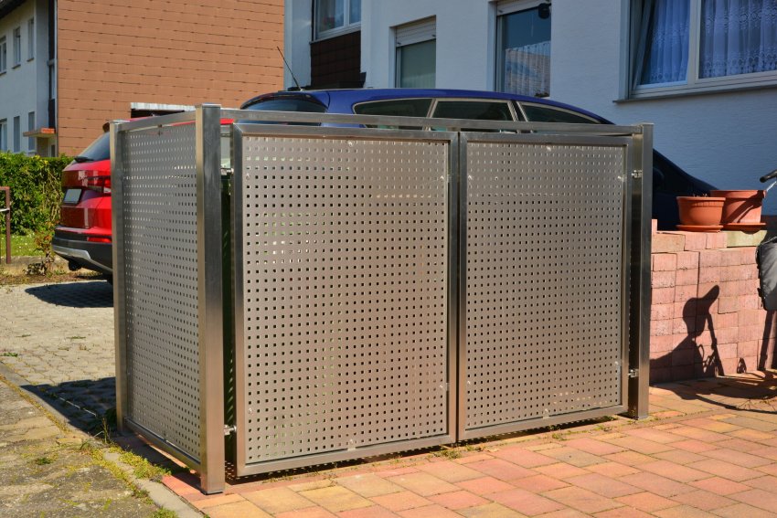 aedik, kortermaja jäätmemajandus, prügikastid, prügimaja, prügikonteinerite aedik