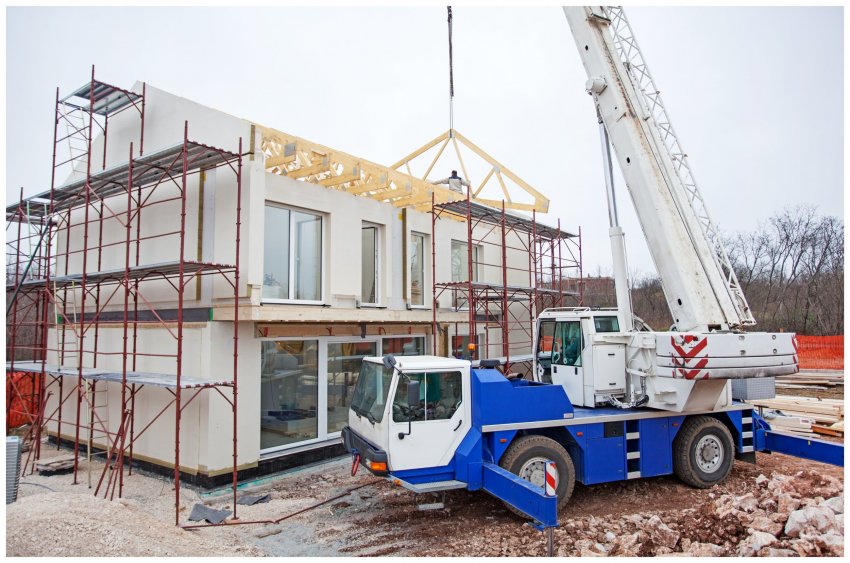 Elementmaja, elementidest maja, tehasemaja, elementmaja kokku monteerimine