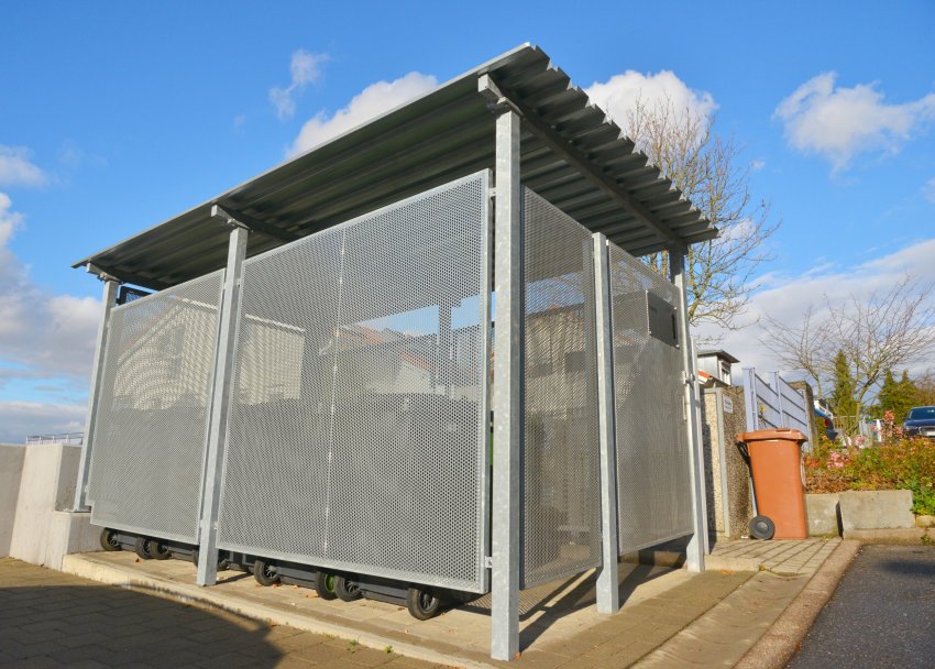 kortermaja jäätmemajandus, prügikastid, prügimaja, prügikonteinerite aedik, prügimaja ehitus