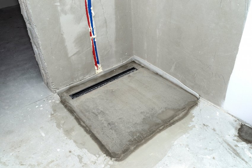 vannitoa põranda valamine, vannitoa põrand, vannitoa äravool, vannitoa remont