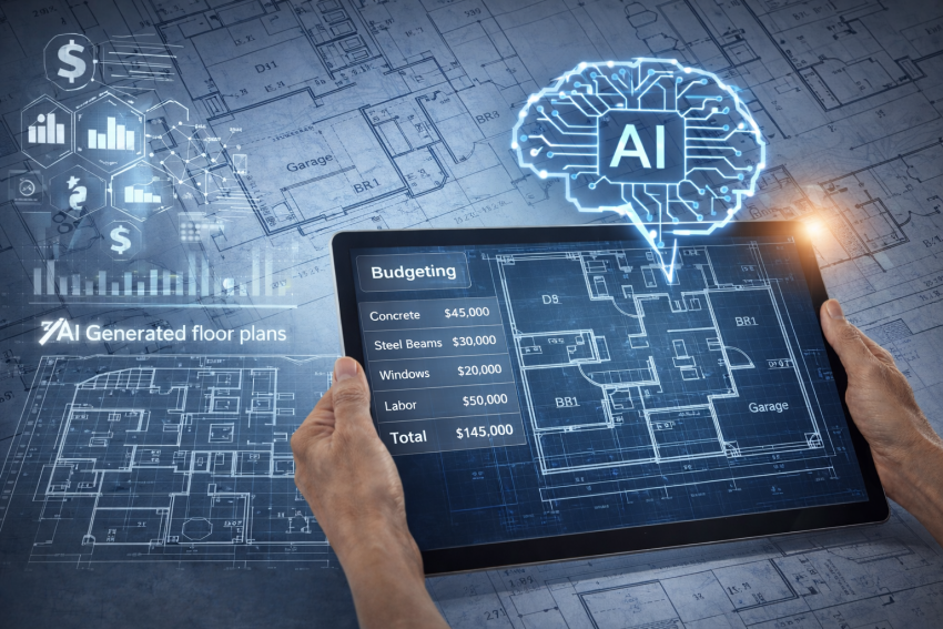 AI renoveerimine, tehisintellekt ehituses, ruumiplaneerimine AI, AI visualiseerimine, 3D ruumiplaan, ehituseelarve koostamine, AI sisekujundus tööriistad, renoveerimise planeerimine, AI ehituses