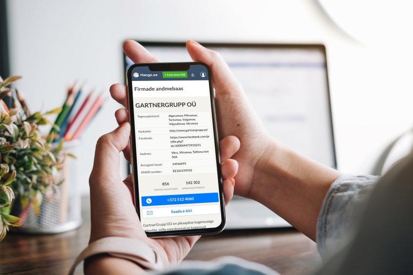 GartnerGrupp OÜ, Hange.ee, firmade andmebaas, ehitusettevõtete andmebaas, kust leida ehitusettevõte, haljastustööd