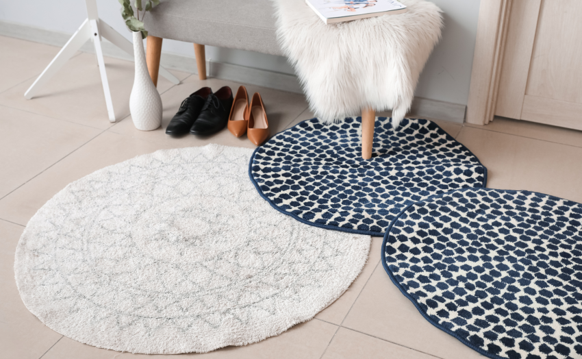 esiku vaip, esik, kitsas esik, esiku kujundus, nutikad lahendused esikusse, vaibad esikusse, vaip esikusse