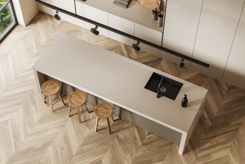 Millist materjali valida kööki? Puidust köögipõrand, laminaatparkett köögipõrand, keraamilised plaadid