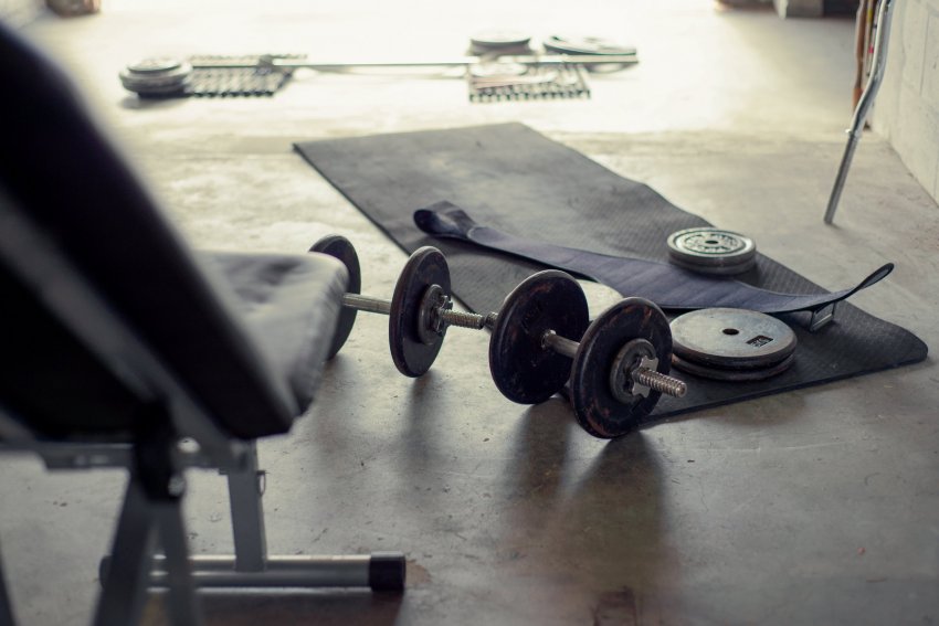 jõusaal garaažis, garaaž, jõusaal, mini jõusaal, jõusaal kodus, kodune jõusaal