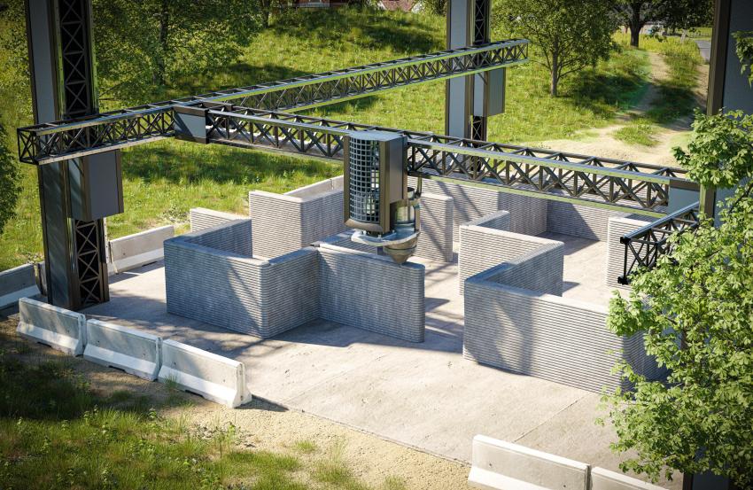 3D-prinditud hooned, 3D-printimine ehituses, 3D-prinditud maja, betooni 3D-printimine, 3D-printimise tehnoloogia, tuleviku ehitus, 3D-prinditud elamu, innovatsioon ehituses, 3D-printimine Eestis, ehituse automatiseerimine, ehitustehnoloogia trendid