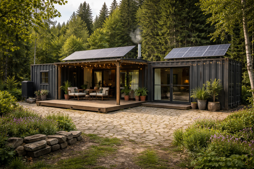 off-grid konteinermaja, konteinermaja, konteinerist maja, võrguvaba maja, konteinermaja energia, konteinermaja veevarustus, off-grid elamine, konteinermaja soojustus, konteinermaja ventilatsioon, autonoomne maja, konteinermaja elekter