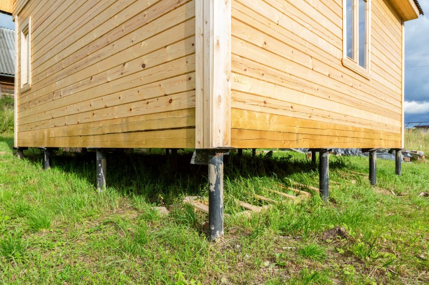 Väike maja vundament, minimaja vundament, postvundament, plaatvundament